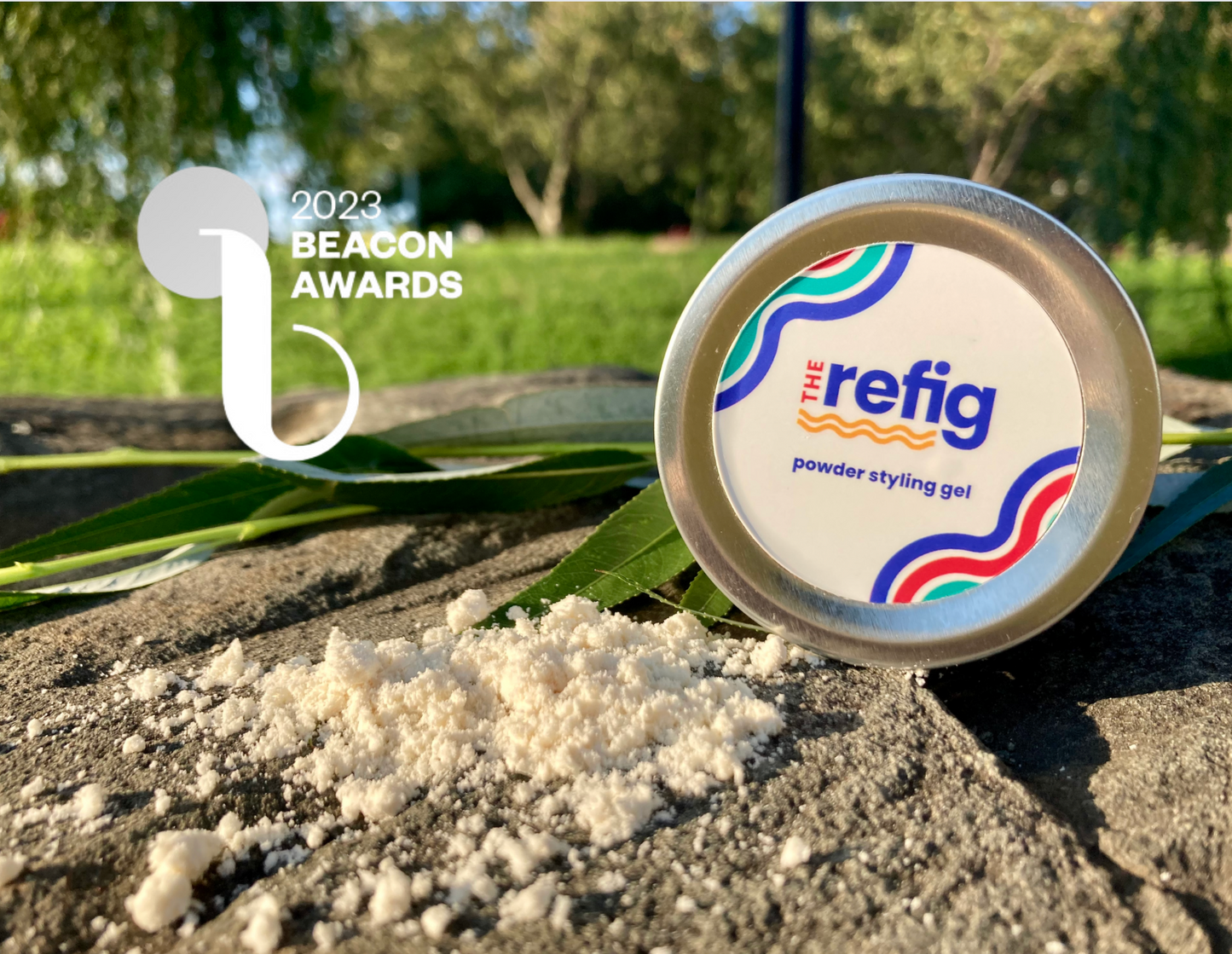 Powdered hair gel deals